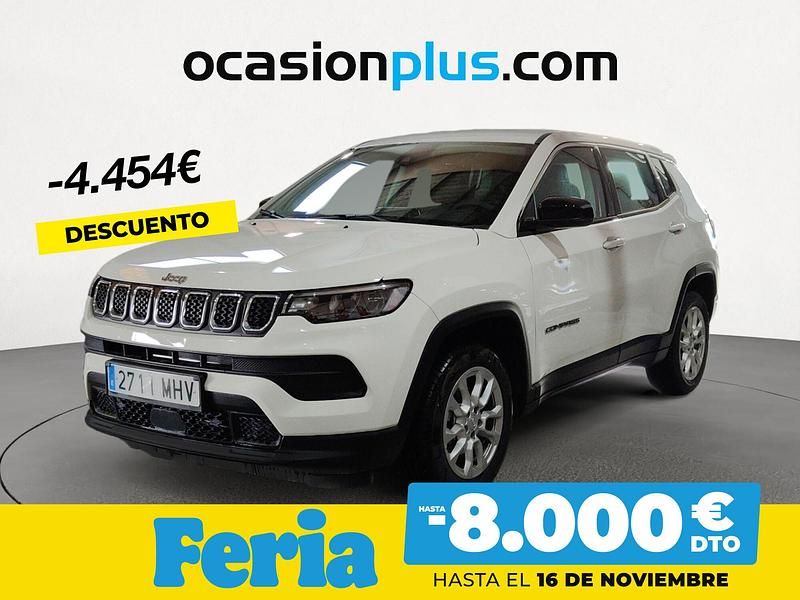Blanco Usado 2023 Jeep Compass Longitude SUV | 27.990 € (Precio justo) - Imagen 1/4