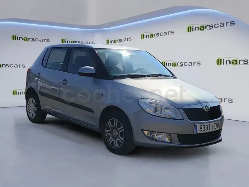 Usado Skoda Fabia Ambition 60 CV (44 kW) 2011 Gris / plata Berlina