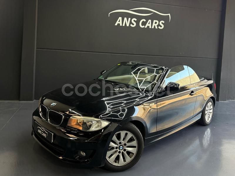 Negro Usado 2011 BMW 120 Cabriolet Descapotable | 11.900 € (Precio justo) - Imagen 1/4