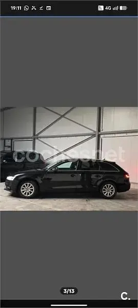 Usado Audi A4 136 CV (100 kW) 2014 Negro Familiar