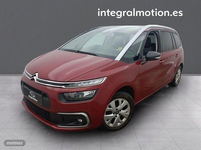 Rojo Usado 2021 Citroën C4 SpaceTourer Shine Monovolumen | 15.900 € (Precio justo) - Imagen 1/4