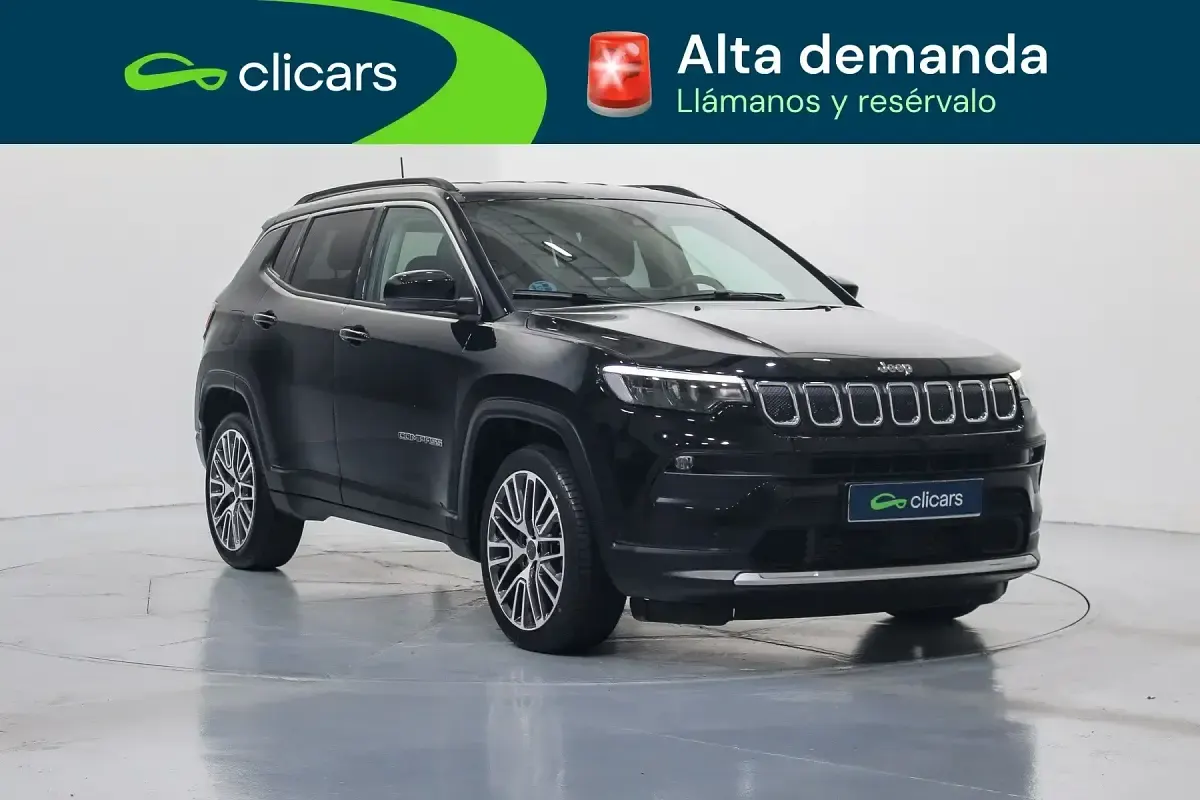 Usado Jeep Compass Limited 130 CV (95 kW) 2022 Negro SUV