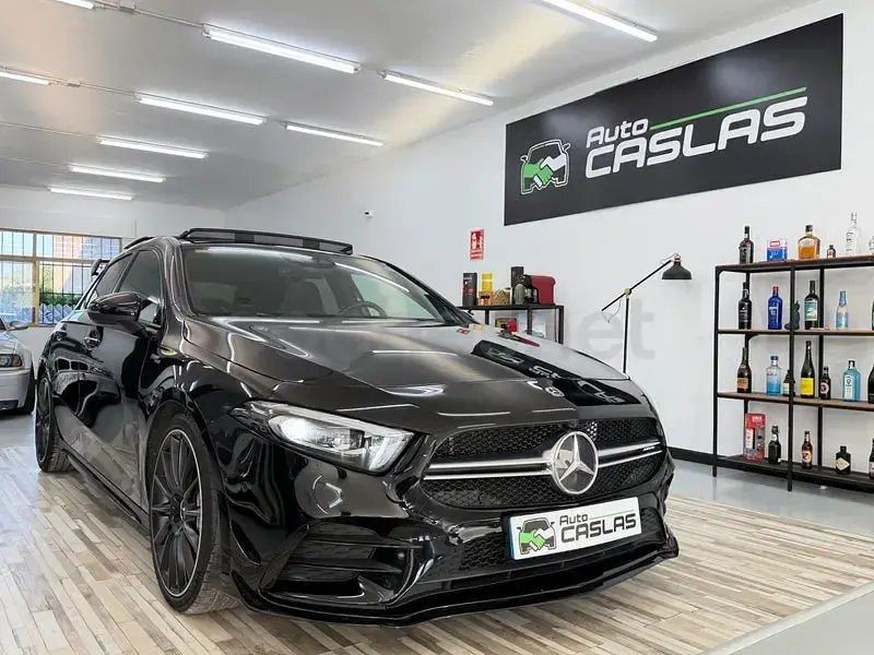 Usado Mercedes A35 AMG 306 CV (225 kW) 2020 Negro Berlina