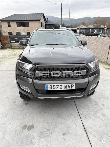 Usado Ford Ranger Wildtrack 200 CV (147 kW) 2018 Negro Recogida