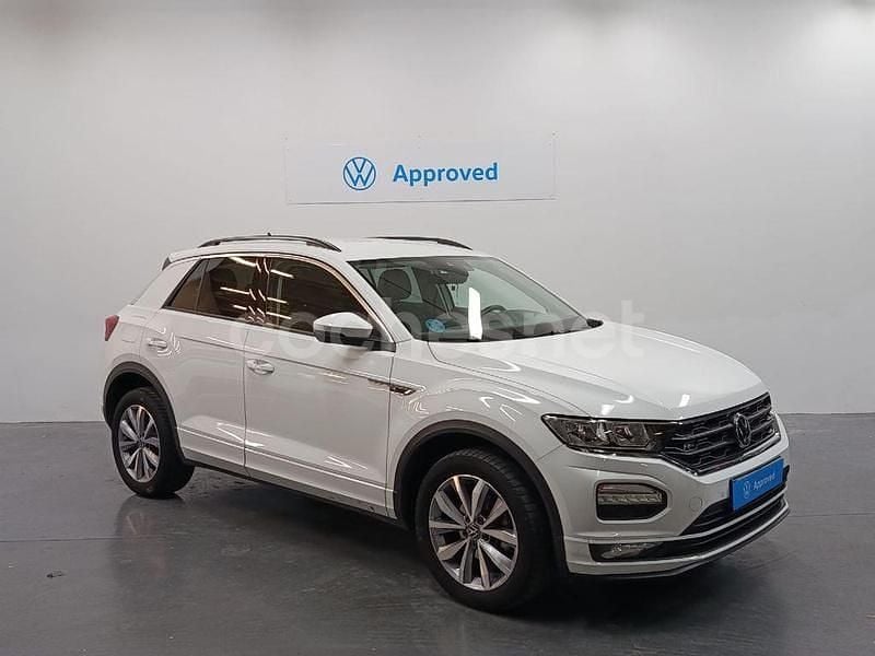 Blanco Usado 2022 VW T-Roc Advance SUV | 23.000 € (Precio justo) - Imagen 1/4