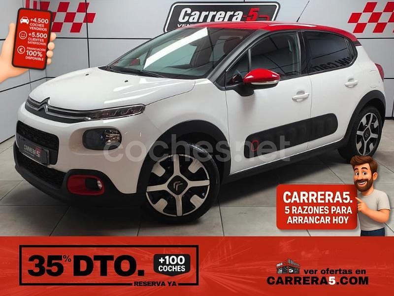 Blanco Usado 2018 Citroën C3 Aircross PureTech SUV | 7300 € (Super precio) - Imagen 1/4