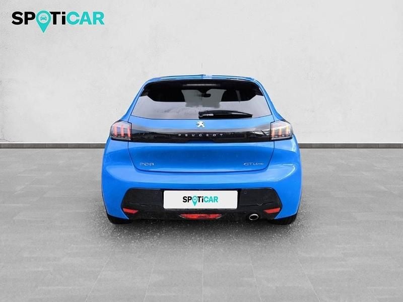 Usado Peugeot 208 GT-line 100 CV (73 kW) 2020 Azul Utilitario