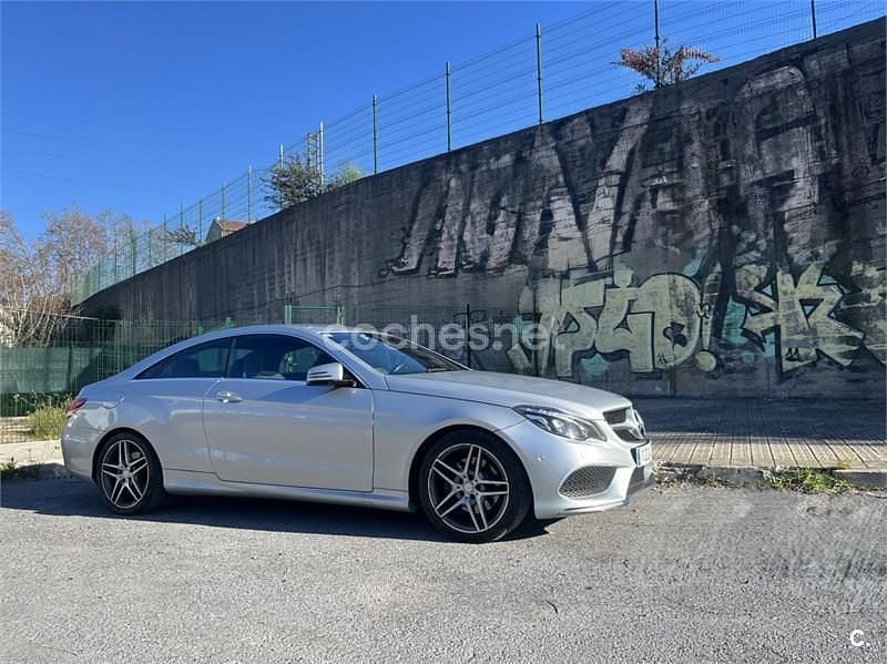 Usado Mercedes E350 252 CV (185 kW) 2015 Gris / plata Coupe