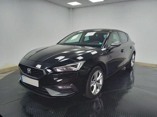 Negro Usado 2021 Seat Leon FR Berlina | 16.990 € (Precio justo) - Imagen 1/4