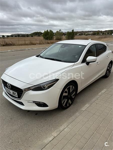 Blanco Usado 2017 Mazda 3 Style Berlina | 8900 € (Buen precio) - Imagen 1/4