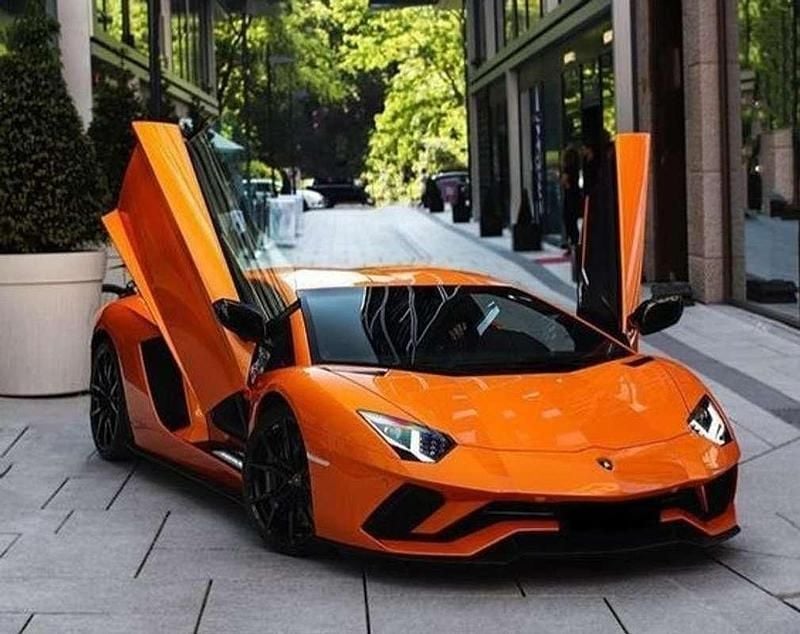 Usado Lamborghini Aventador 700 CV (514 kW) 2018 Naranja Coupe
