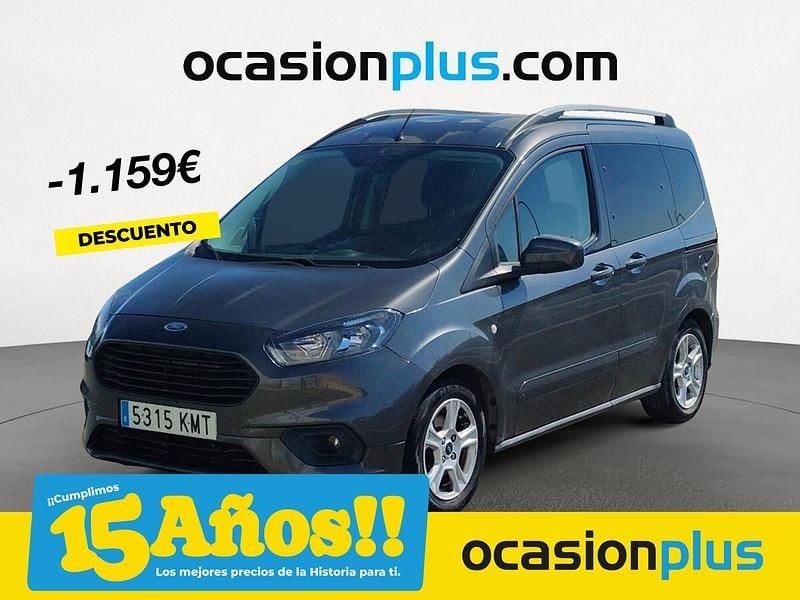 Gris Usado 2018 Ford Tourneo Courier Trend Monovolumen | 12.390 € (Precio justo) - Imagen 1/4