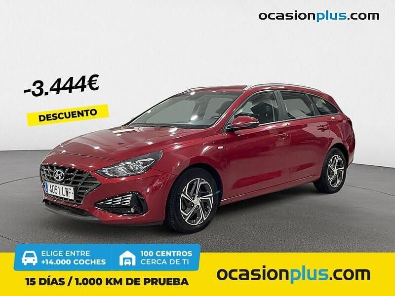 Rojo Usado 2021 Hyundai i30 Familiar | 16.990 € (Precio justo) - Imagen 1/4