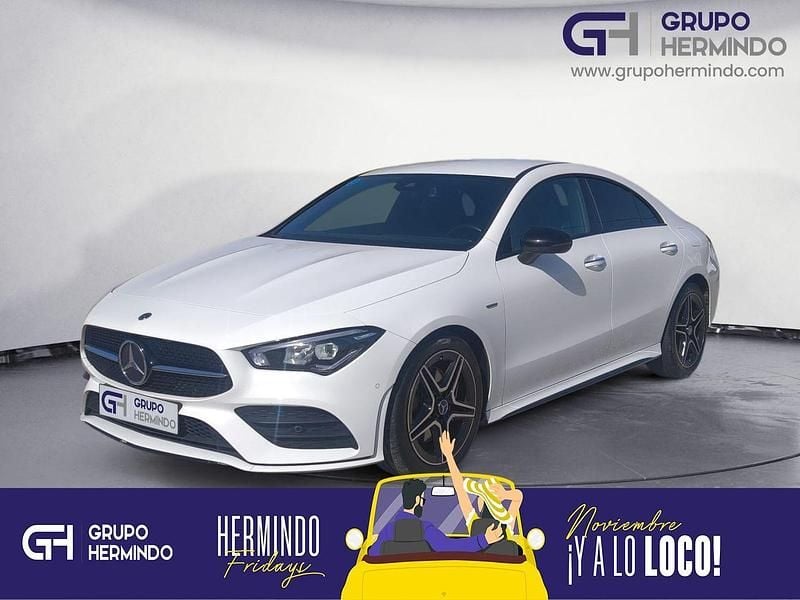 Blanco Usado 2021 Mercedes CLA200 AMG line Plus Berlina | 29.500 € (Precio justo) - Imagen 1/4