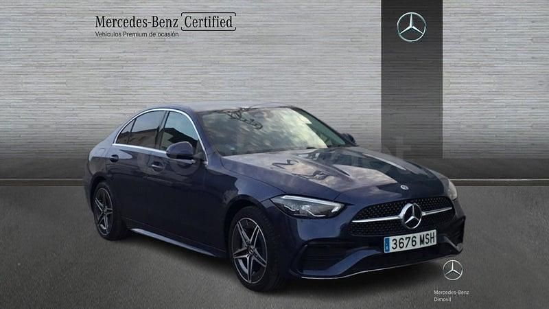 Usado Mercedes C300e AMG 313 CV (230 kW) 2024 Azul Berlina