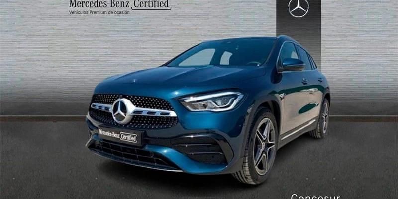 Azul Usado 2021 Mercedes GLA200 SUV | 29.500 € (Precio justo) - Imagen 1/4