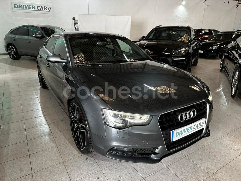 Gris / plata Usado 2014 Audi A5 Sportback S-Line Berlina | 16.900 € (Precio justo) - Imagen 1/4