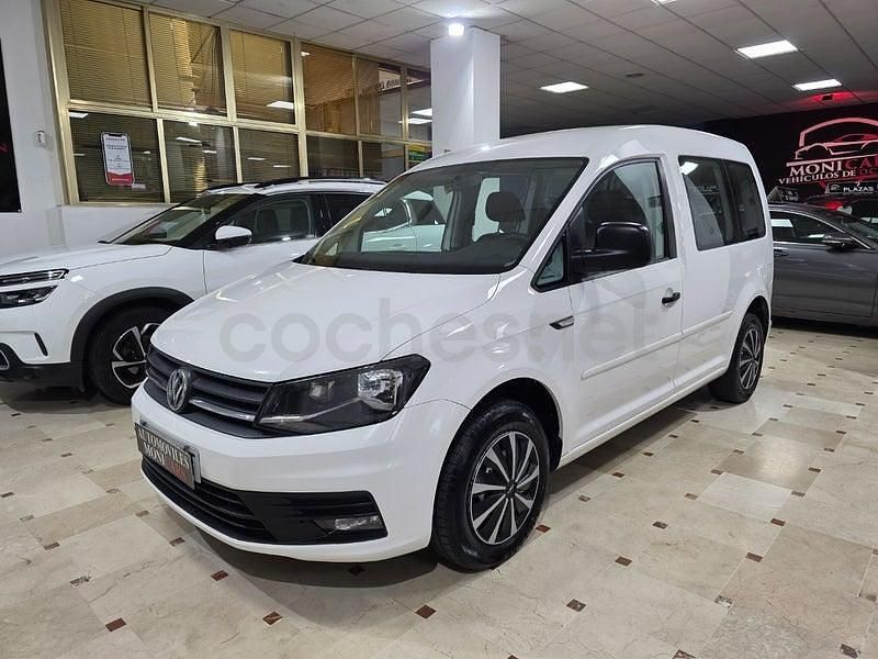 Blanco Usado 2019 VW Caddy Trendline Monovolumen | 14.950 € (Buen precio) - Imagen 1/4