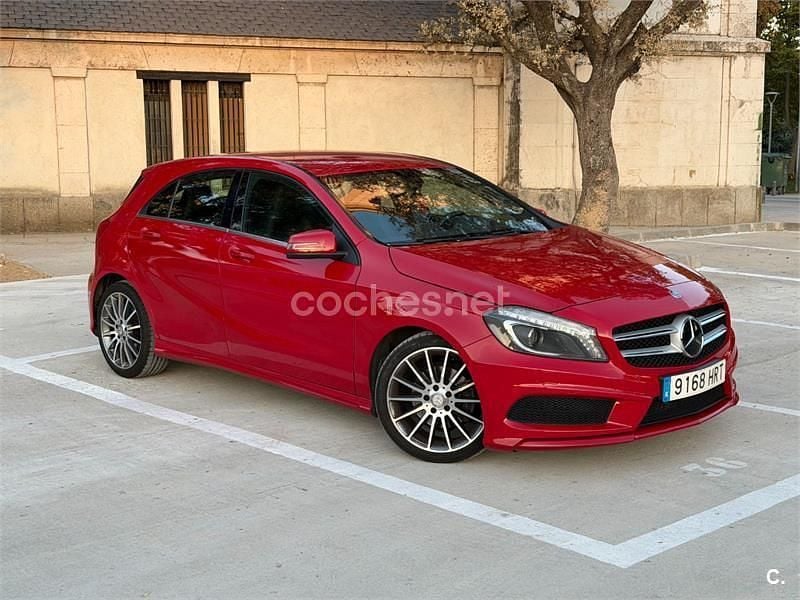 Usado Mercedes A200 AMG 136 CV (100 kW) 2013 Rojo Berlina