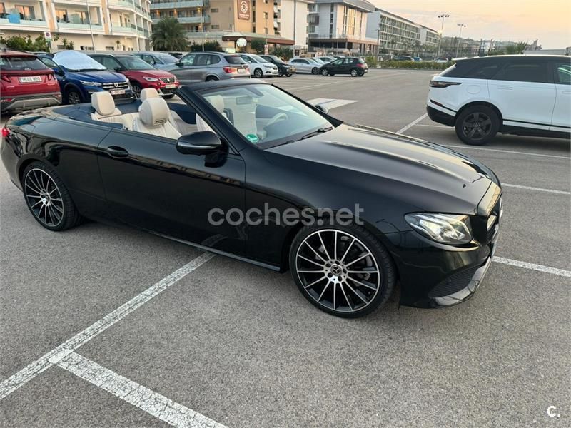 Negro Usado 2020 Mercedes E220 Descapotable | 38.500 € (Precio justo) - Imagen 1/4