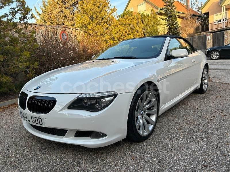 Blanco Usado 2008 BMW 630 Cabriolet Comfort Edition Descapotable | 14.990 € - Imagen 1/4