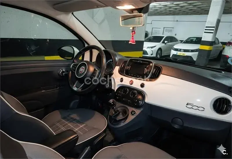 Usado Fiat 500 69 CV (50 kW) 2017 Blanco Berlina