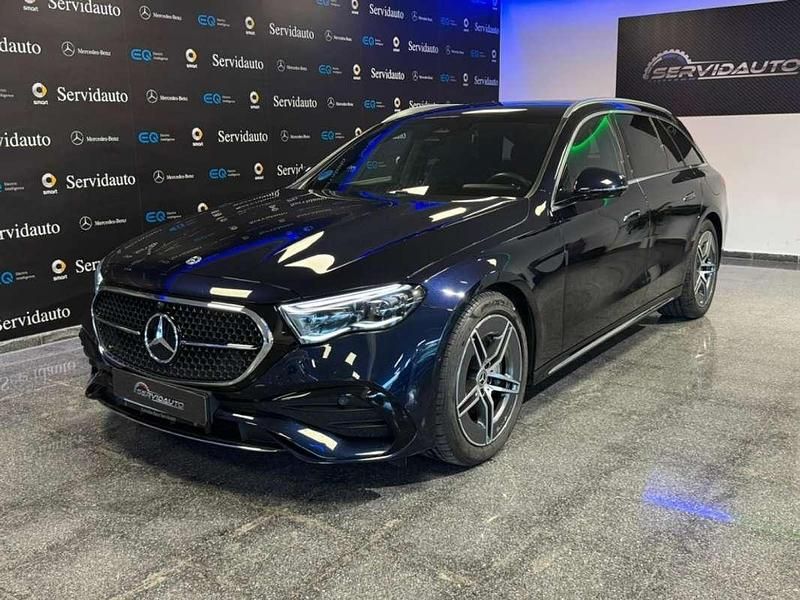 Azul Usado 2024 Mercedes E300 Familiar | 51.900 € (Precio justo) - Imagen 1/4