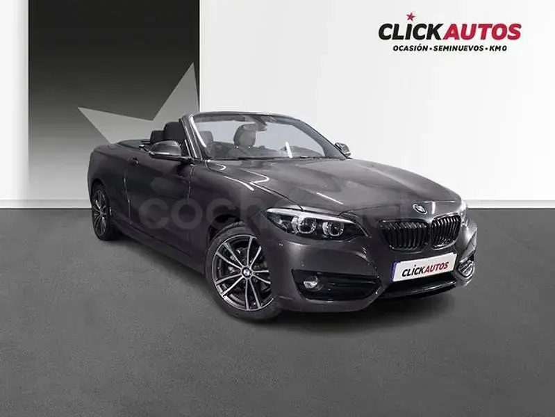 Usado BMW 218 Comfort Edition 136 CV (100 kW) 2021 Negro Descapotable