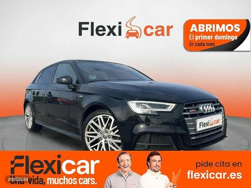 Usado Audi A3 S-Line 150 CV (110 kW) 2017 Negro Berlina