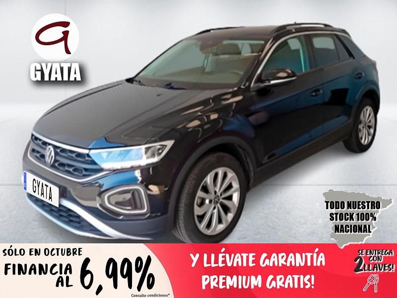Negro Usado 2023 VW T-Roc Life SUV | 23.990 € (Buen precio) - Imagen 1/4