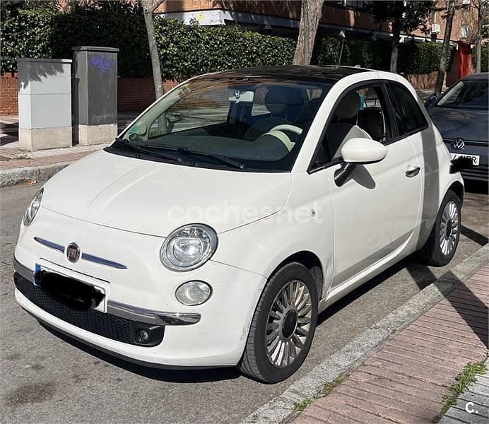 Usado Fiat 500 Lounge 69 CV (50 kW) 2013 Blanco Berlina