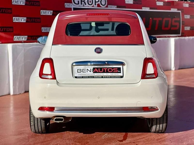 Usado Fiat 500C Lounge 69 CV (50 kW) 2016 Blanco Descapotable