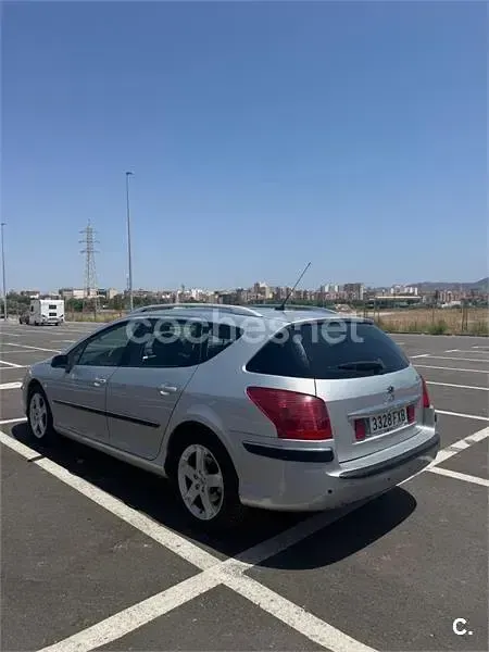 Usado Peugeot 407 Sport 136 CV (100 kW) 2007 Gris / plata Familiar