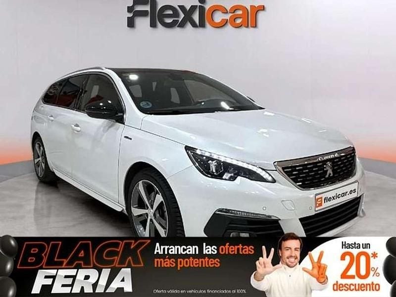 Blanco Usado 2019 Peugeot 308 SW GT-line Familiar | 9990 € (Super precio) - Imagen 1/4