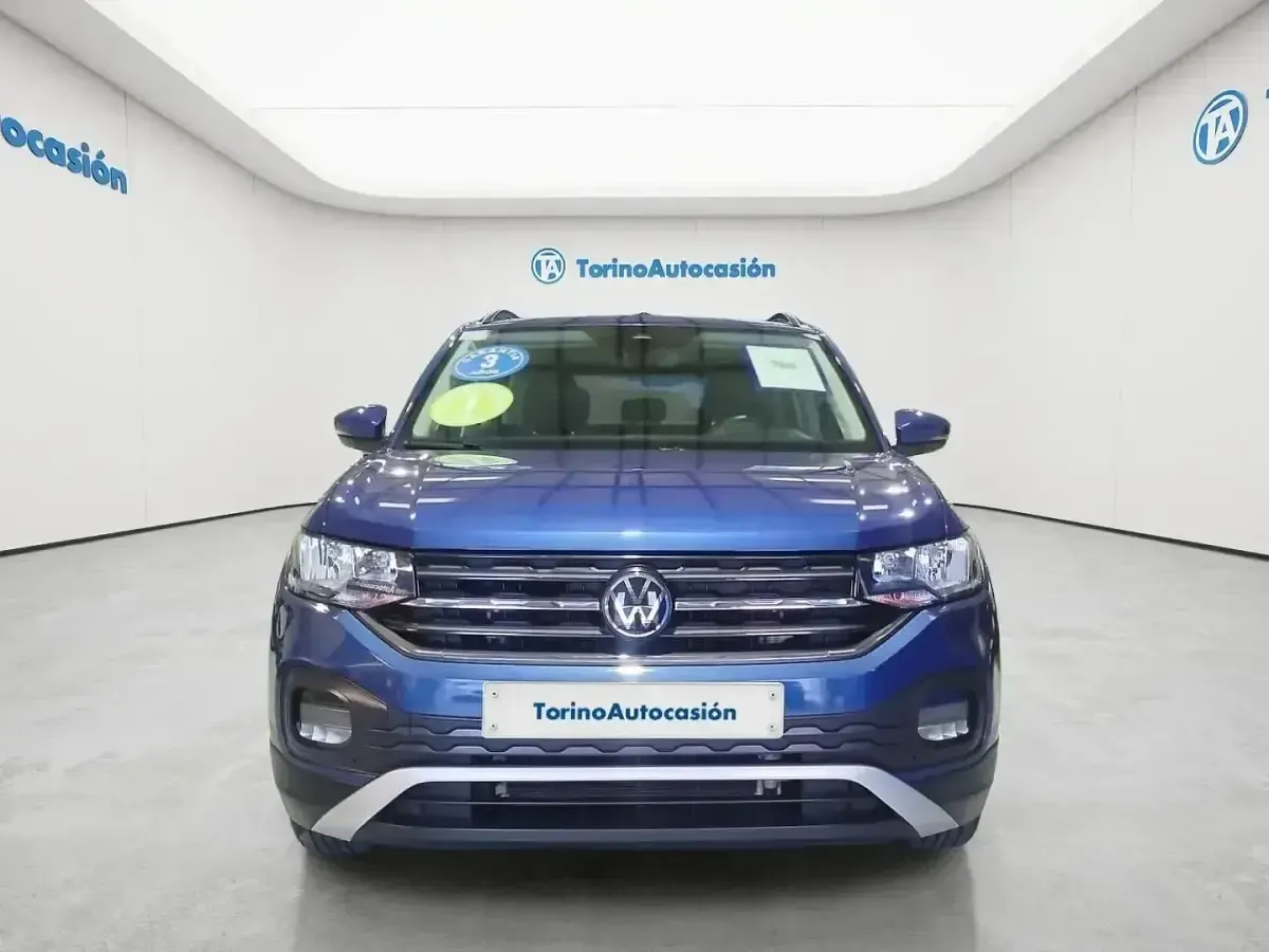 Usado VW T-Cross Advance 110 CV (80 kW) 2021 Azul SUV