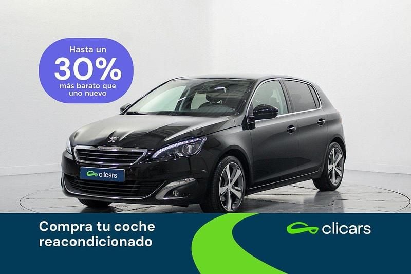 Negro Usado 2017 Peugeot 308 Allure Berlina | 9990 € (Precio justo) - Imagen 1/4