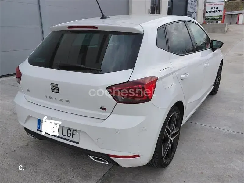 Usado Seat Ibiza FR 115 CV (84 kW) 2020 Blanco Utilitario