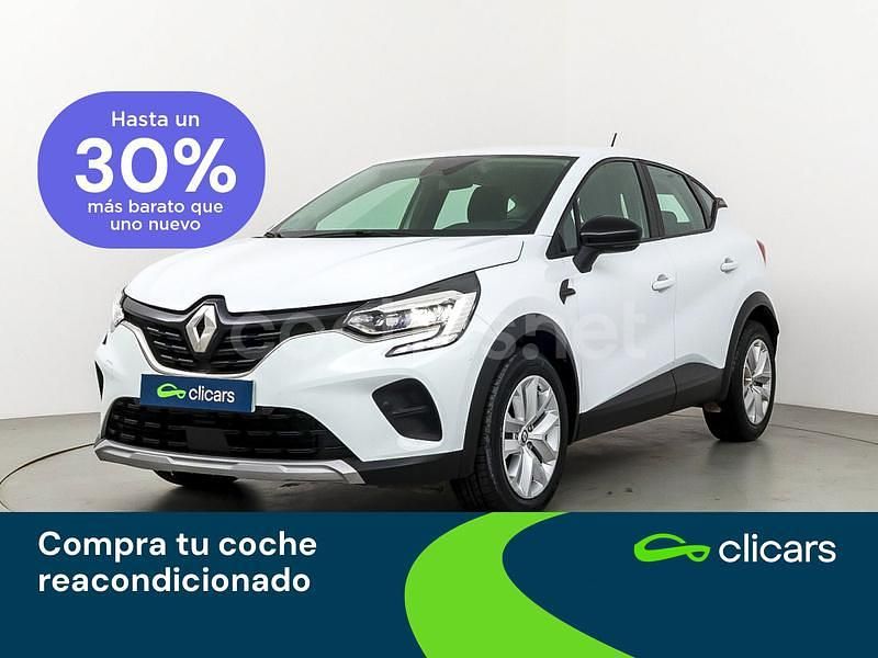 Blanco Usado 2021 Renault Captur Intens SUV | 12.490 € (Precio justo) - Imagen 1/4