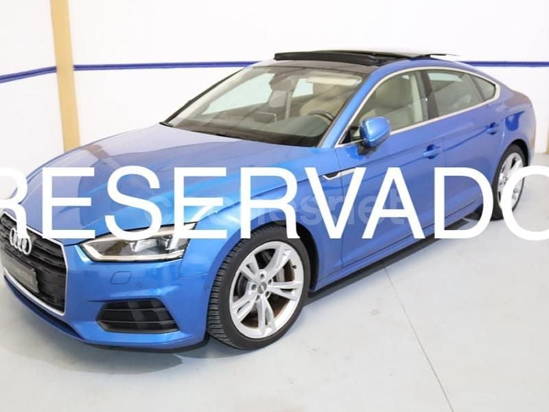 Azul Usado 2020 Audi A5 Sportback Advanced Plus Utilitario | 29.990 € (Super precio) - Imagen 1/4