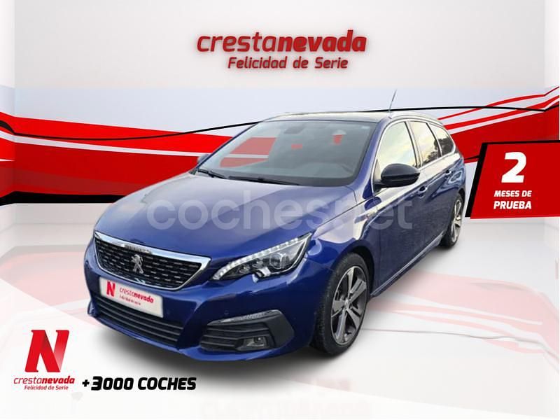 Usado Peugeot 308 SW GT-line 130 CV (95 kW) 2020 Azul Familiar