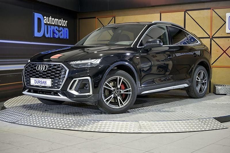 Usado Audi Q5 S-Line 204 CV (150 kW) 2022 Negro SUV