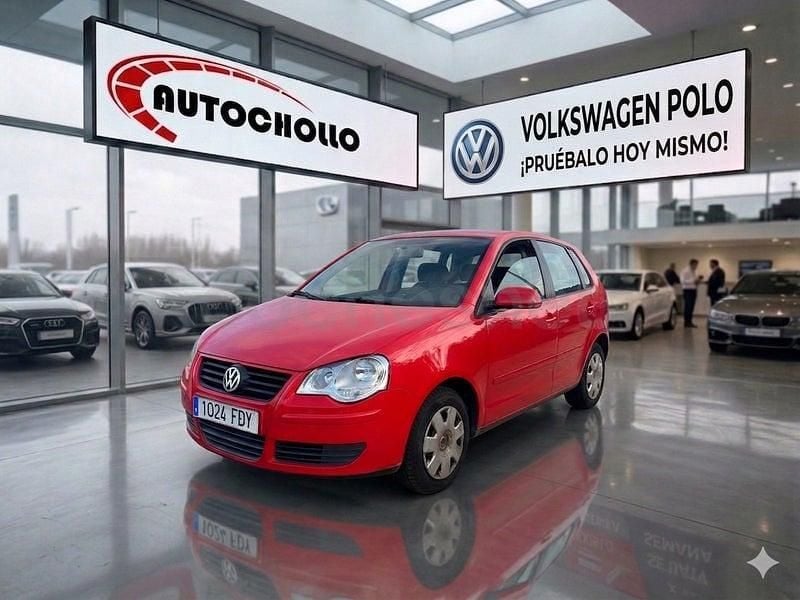 Usado VW Polo Advance 70 CV (51 kW) 2007 Rojo Utilitario