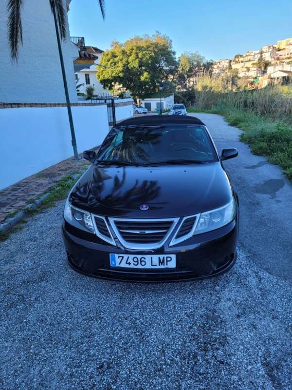 Negro Usado 2010 Saab 9-3 Cabriolet Linear Descapotable | 8500 € (Buen precio) - Imagen 1/4