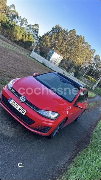 Rojo Usado 2015 VW Golf VII GTD Berlina | 17.500 € (Precio justo) - Imagen 1/4
