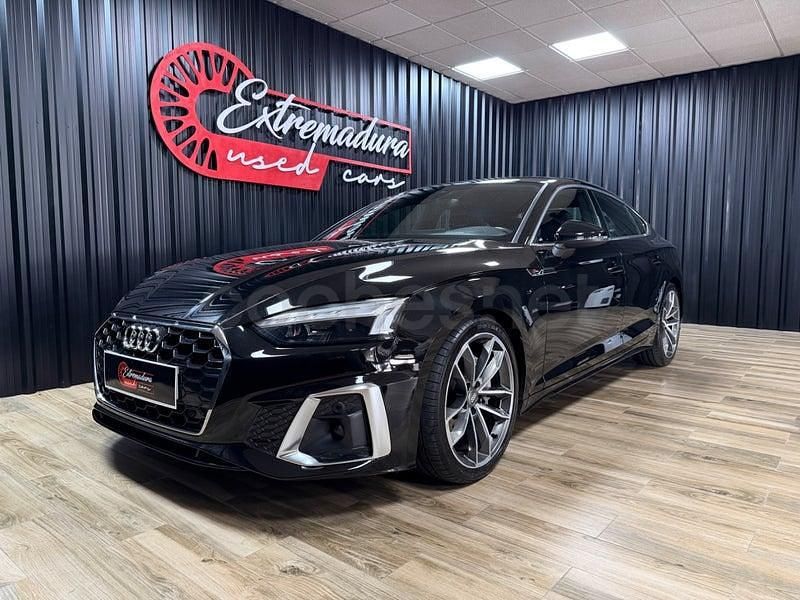 Usado Audi A5 Sportback S-Line 190 CV (139 kW) 2020 Negro Utilitario