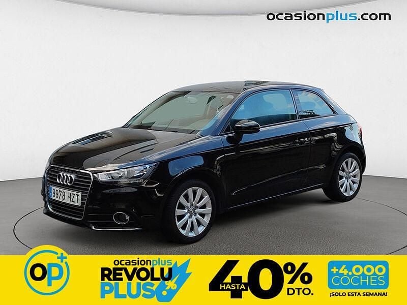 Usado Audi A1 90 CV (66 kW) 2014 Negro Utilitario