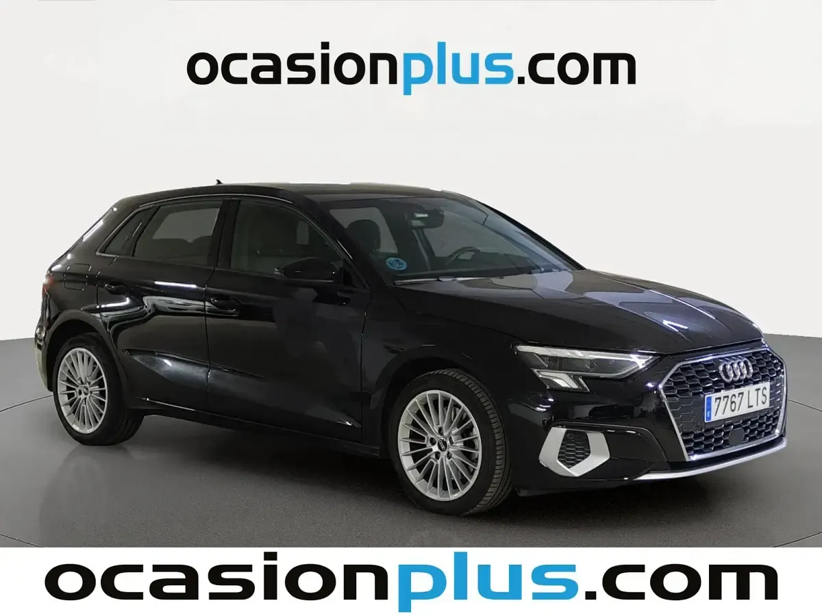 Usado Audi A3 Sportback Advanced Plus 110 CV (80 kW) 2021 Negro Utilitario