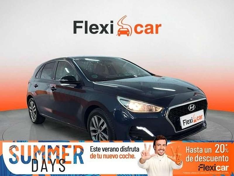 Azul Usado 2019 Hyundai i30 GO! Utilitario | 11.590 € (Precio justo) - Imagen 1/4