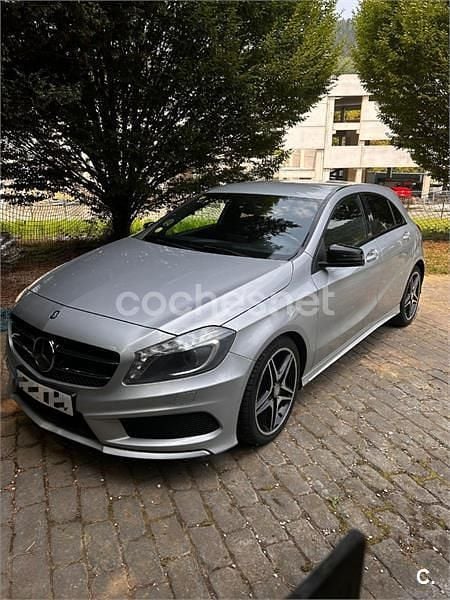 Gris / plata Usado 2013 Mercedes A200 AMG line Berlina | 14.000 € (Precio justo) - Imagen 1/4