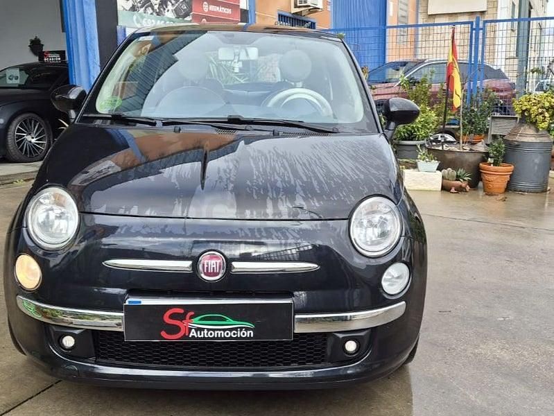 Usado Fiat 500 Lounge 69 CV (50 kW) 2011 Negro Berlina